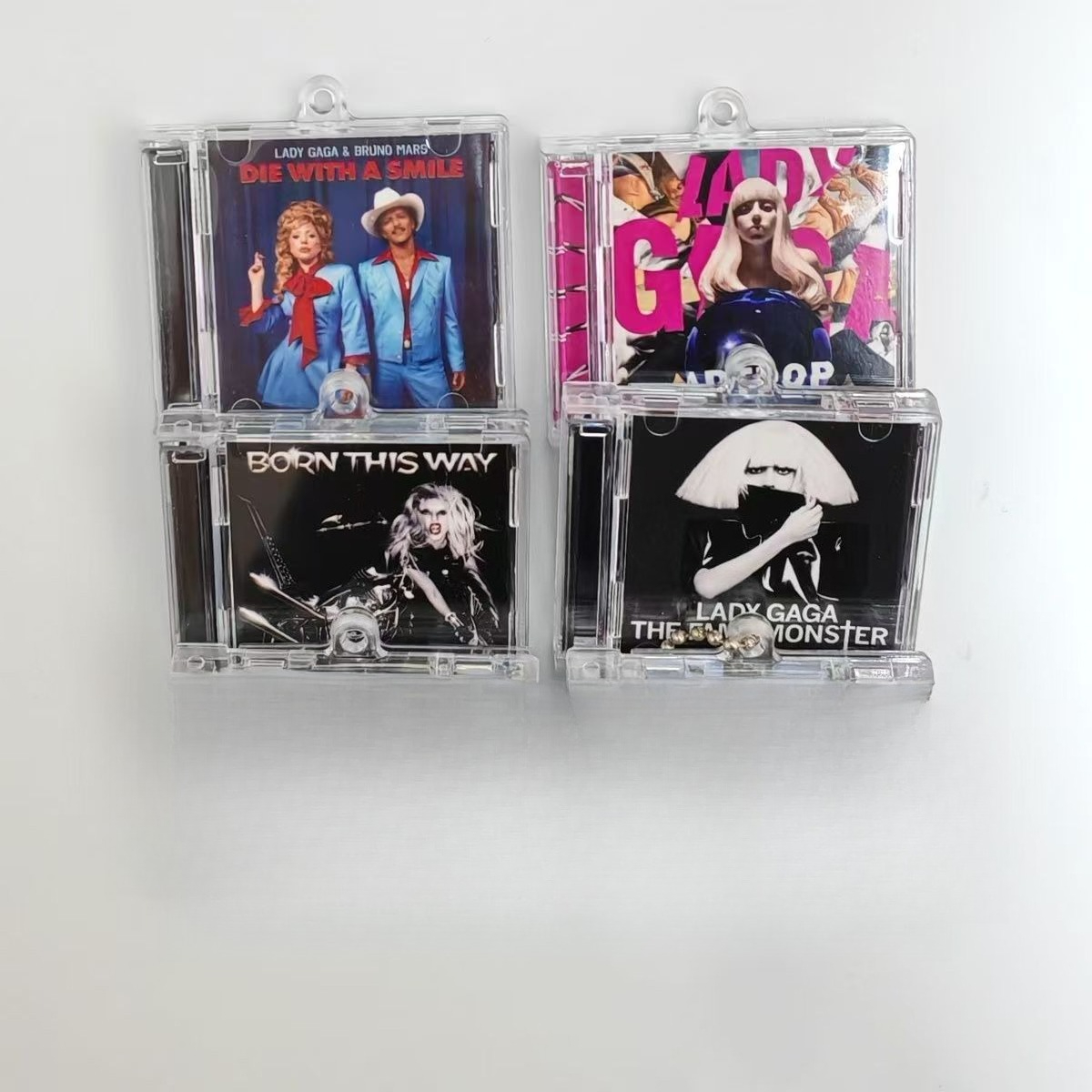 Gaming Accessories Gifts - Lady Gaga Acrylic NFC Keychain, CD