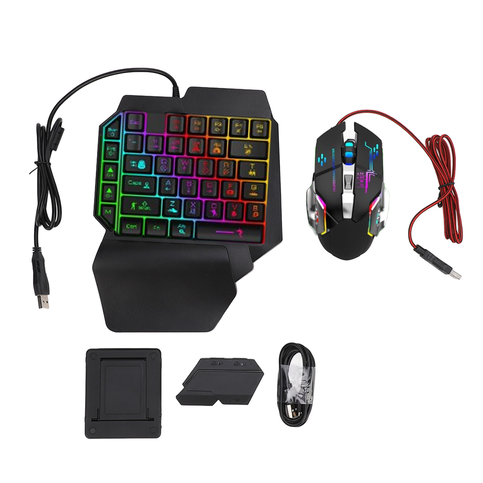 Gaming Accessories Holder - Keyboard Mouse Converter Set Responsive Single
