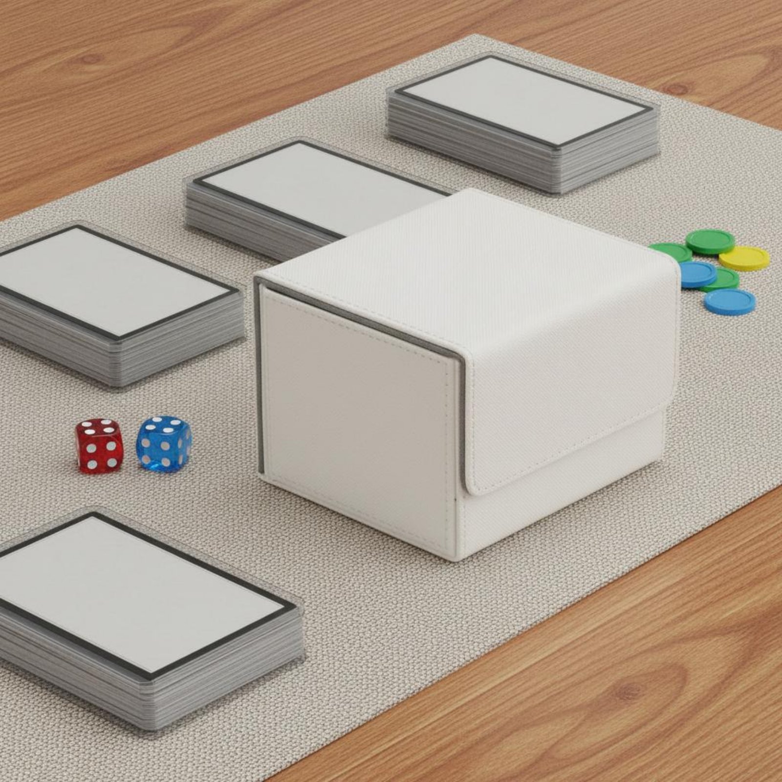 PU Leather Deck Box Soft Inter - Gaming Accessories Holder บทวิจารณ์และราคา