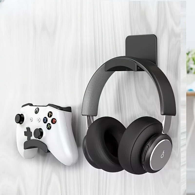 4Pcs Black Adhesive Headphone  - Gaming Home Accessories บทวิจารณ์และราคา