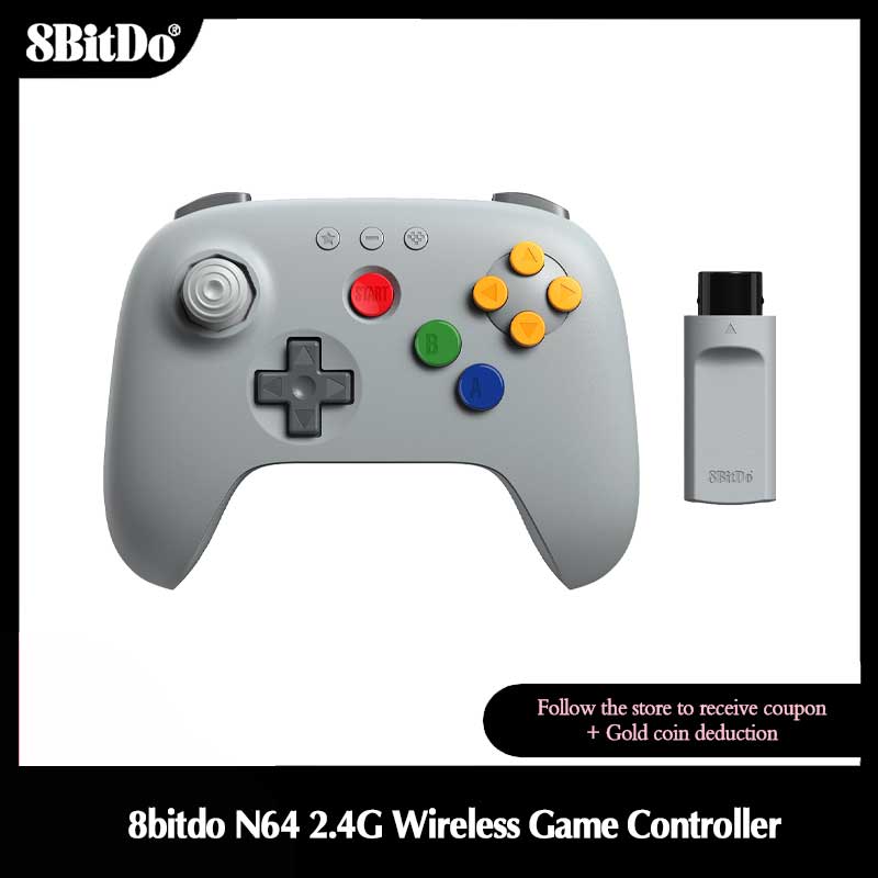 8BitDo N64 2.4G Wireless Gamin - Gaming Accessories For Android บทวิจารณ์และราคา