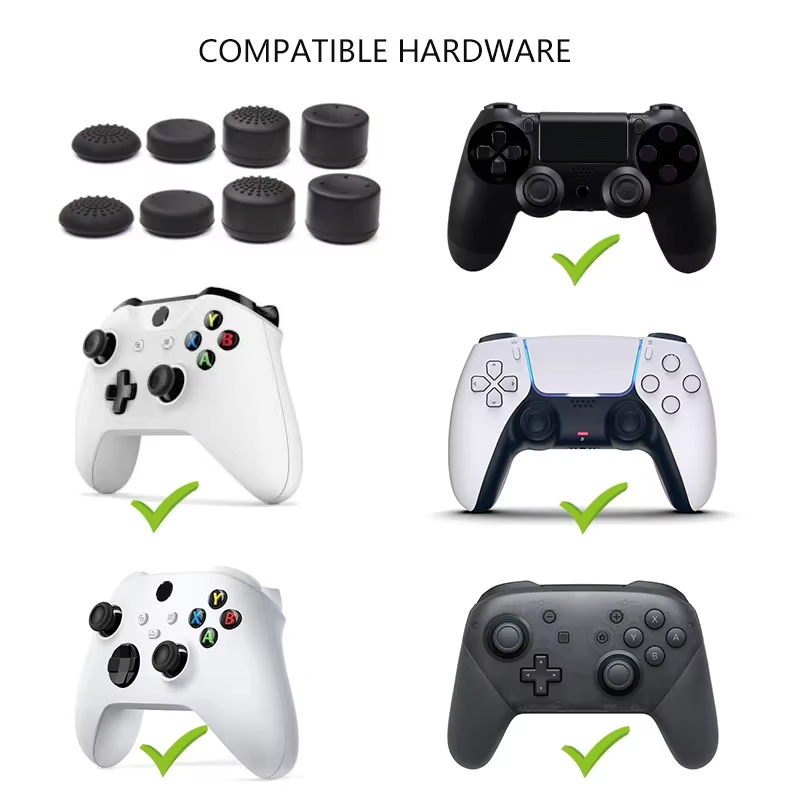 8pcs Controller Silicone Analo - Gaming Accessories For Xbox Series X บทวิจารณ์และราคา