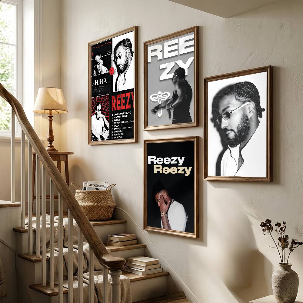 Rapper R-Reezy Music Poster Fo - Gaming Accessories Wall บทวิจารณ์และราคา