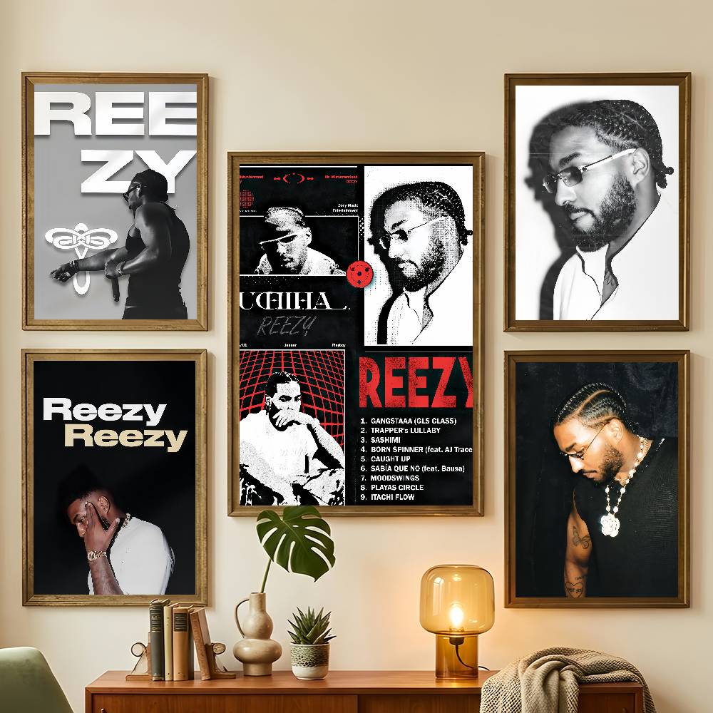 Rapper R-Reezy Music Poster Fo - Gaming Accessories Wall บทวิจารณ์และราคา