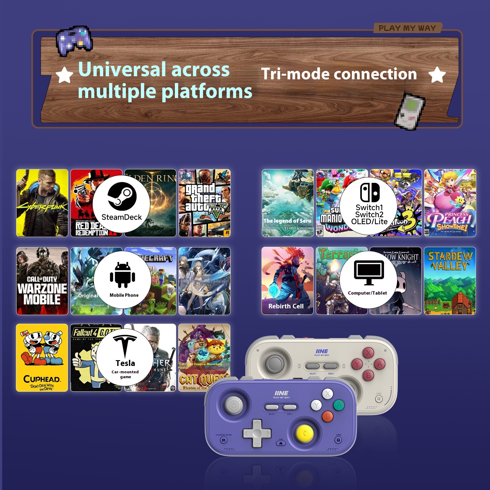 IINE Pocket Mini Controller Pa - Gaming Accessories For Android บทวิจารณ์และราคา