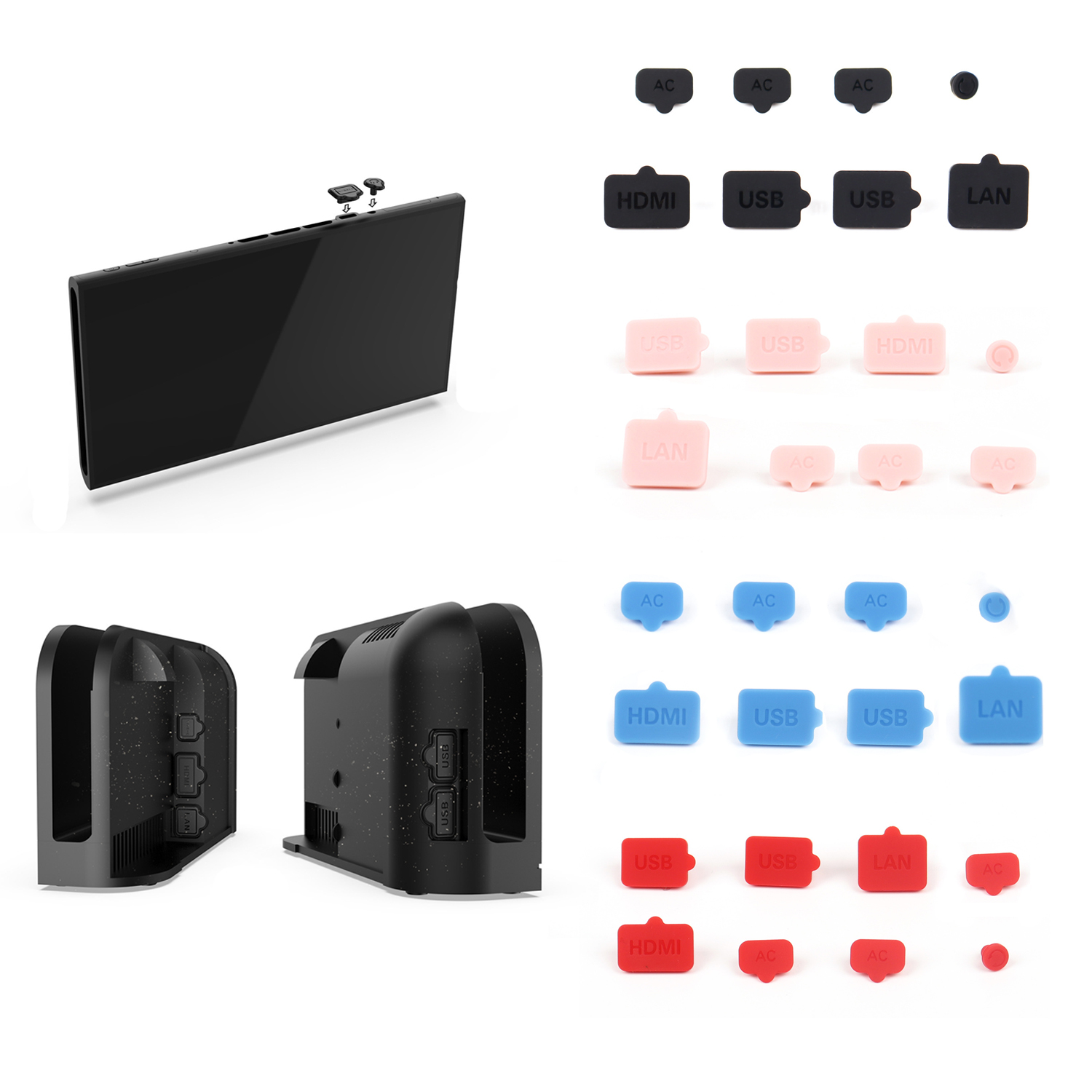 Anti-Dust Plug Silicone USB HD - Gaming Accessories Nintendo บทวิจารณ์และราคา