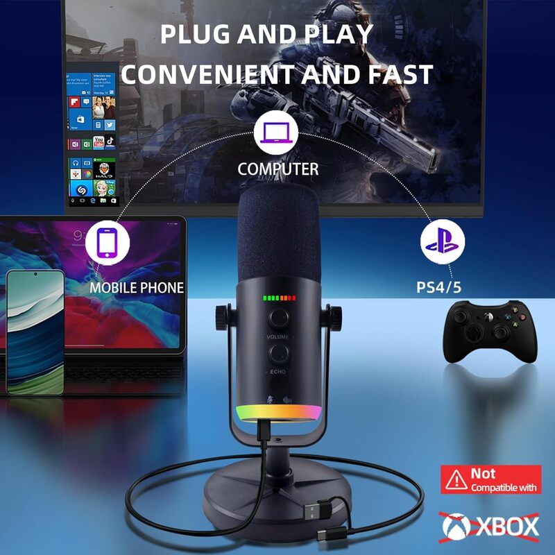 USB/XLR Dual-Mode Dynamic Gami - Gaming Accessories For Mobile บทวิจารณ์และราคา