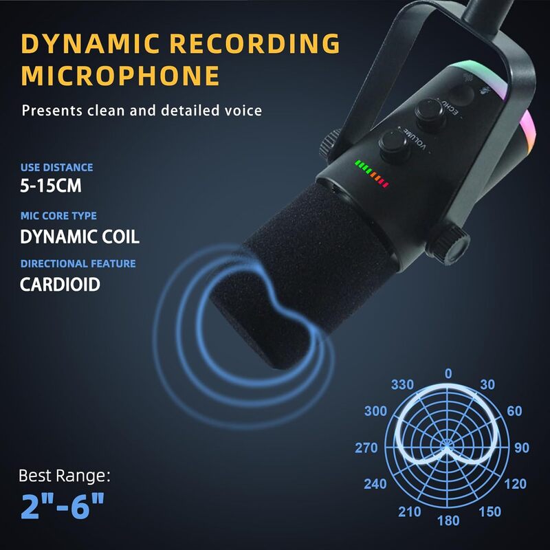 USB/XLR Dual-Mode Dynamic Gami - Gaming Accessories For Mobile บทวิจารณ์และราคา