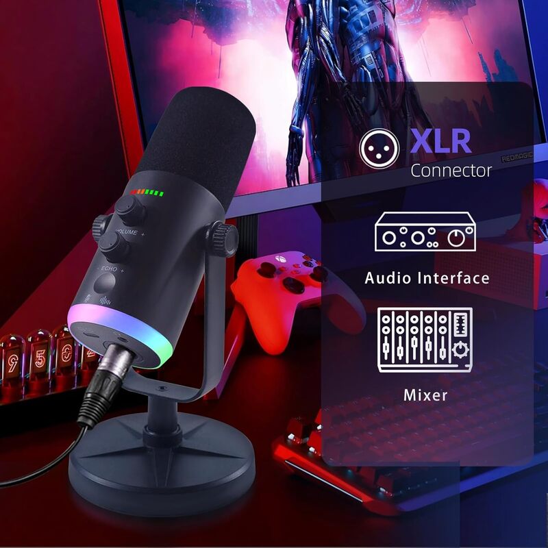 USB/XLR Dual-Mode Dynamic Gami - Gaming Accessories For Mobile บทวิจารณ์และราคา