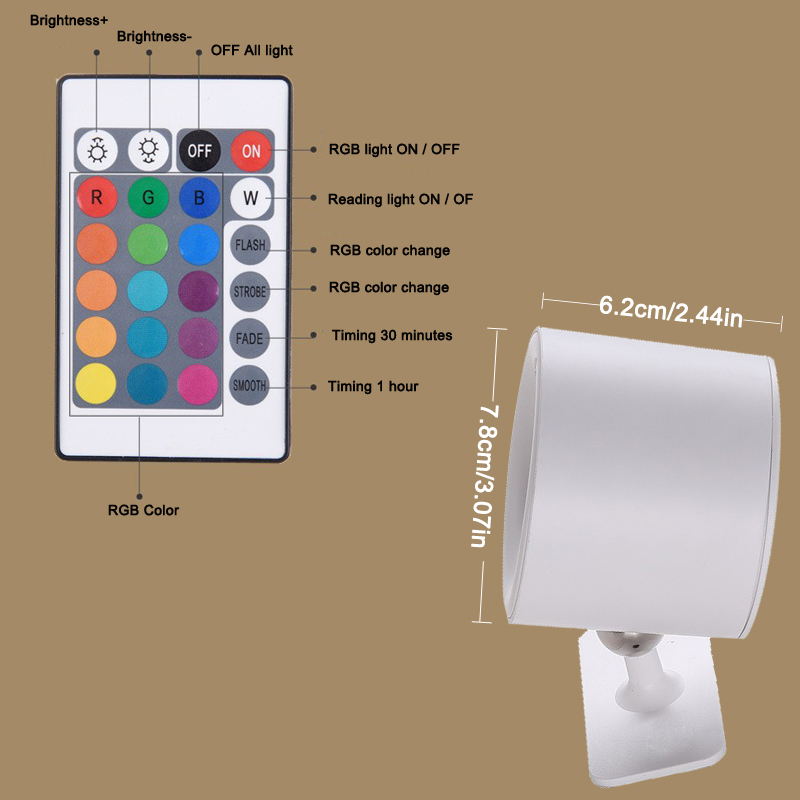 Led Wall Lamp Touch Control Re - Gaming Accessories Wall บทวิจารณ์และราคา