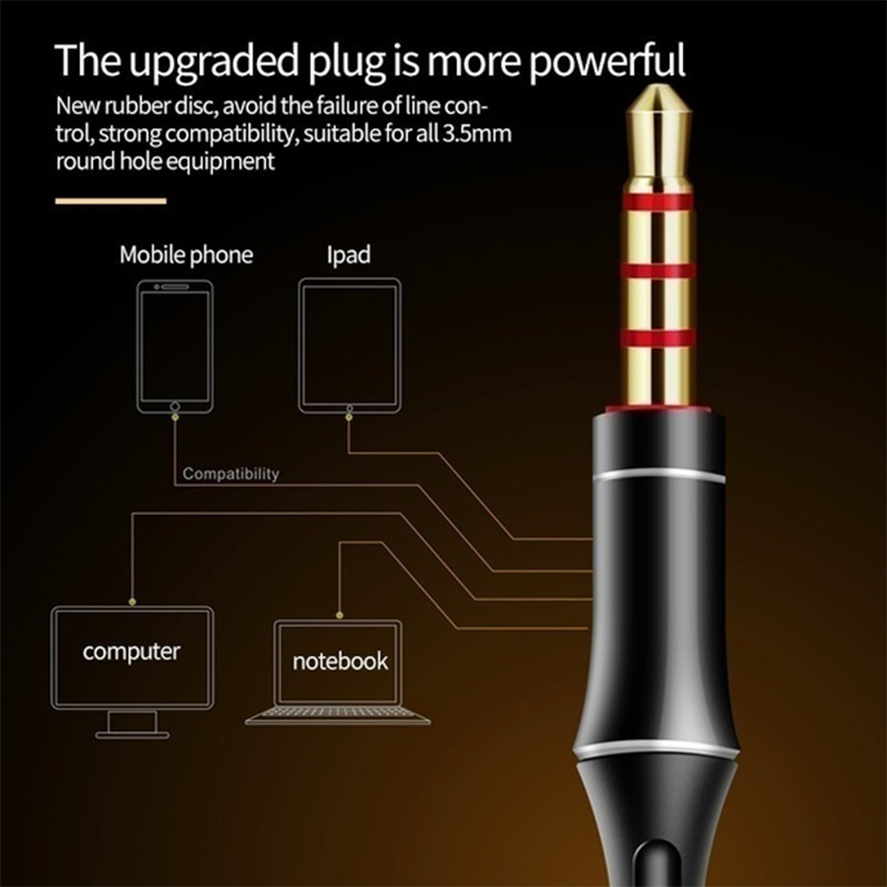3.5mm Wired Headphones HD Micr - Gaming Accessories For Android บทวิจารณ์และราคา
