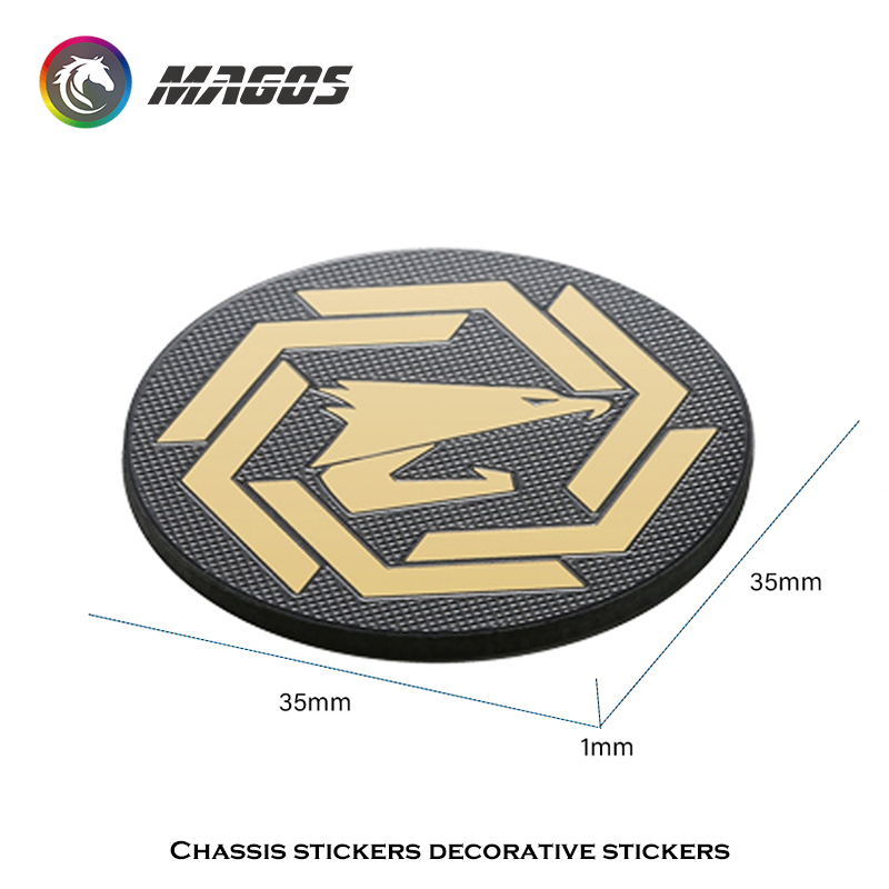 Computer Case Fan Metal Sticke - Gaming Accessories For Room บทวิจารณ์และราคา