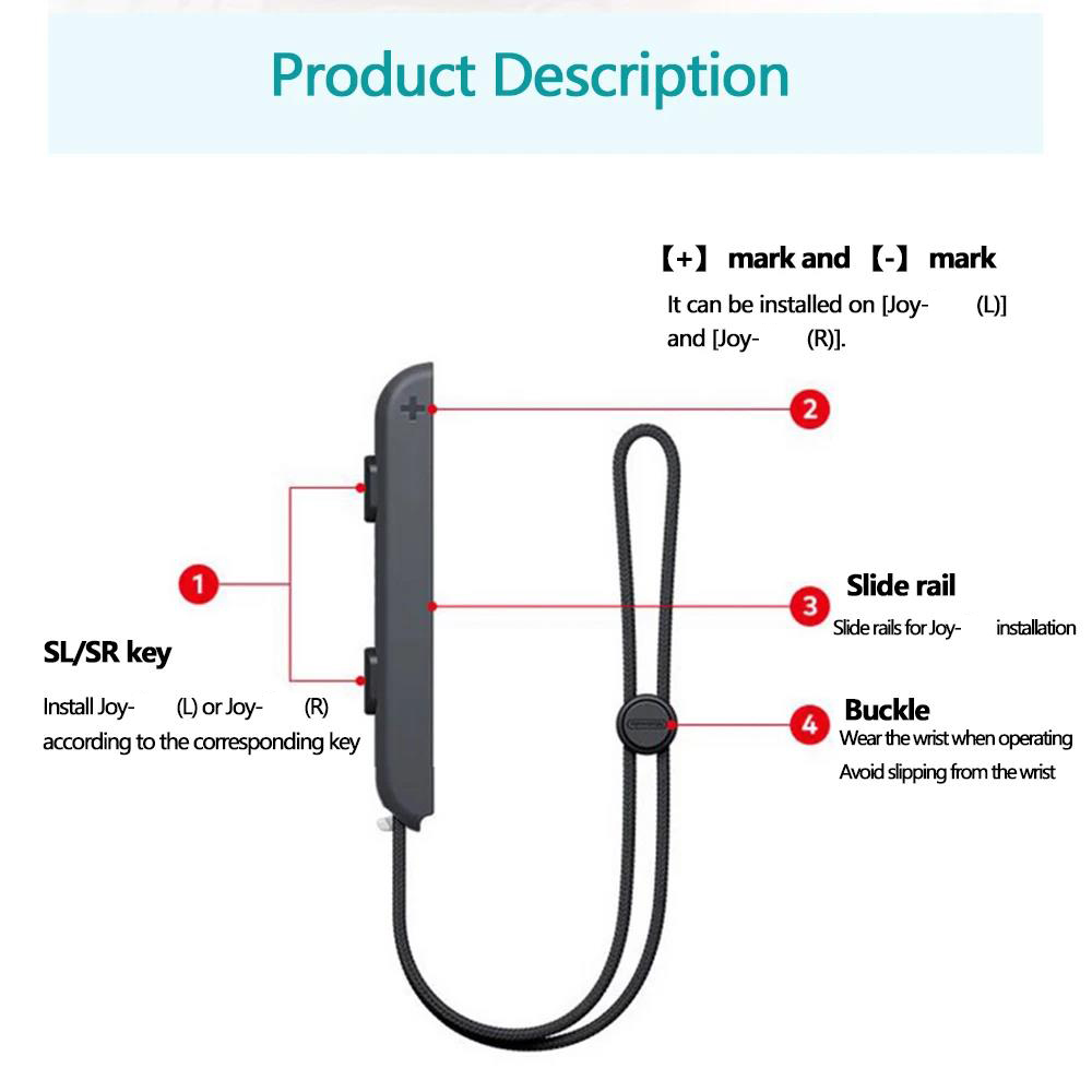 1 Pair Wrist Straps For Ninten - Gaming Accessories Nintendo บทวิจารณ์และราคา