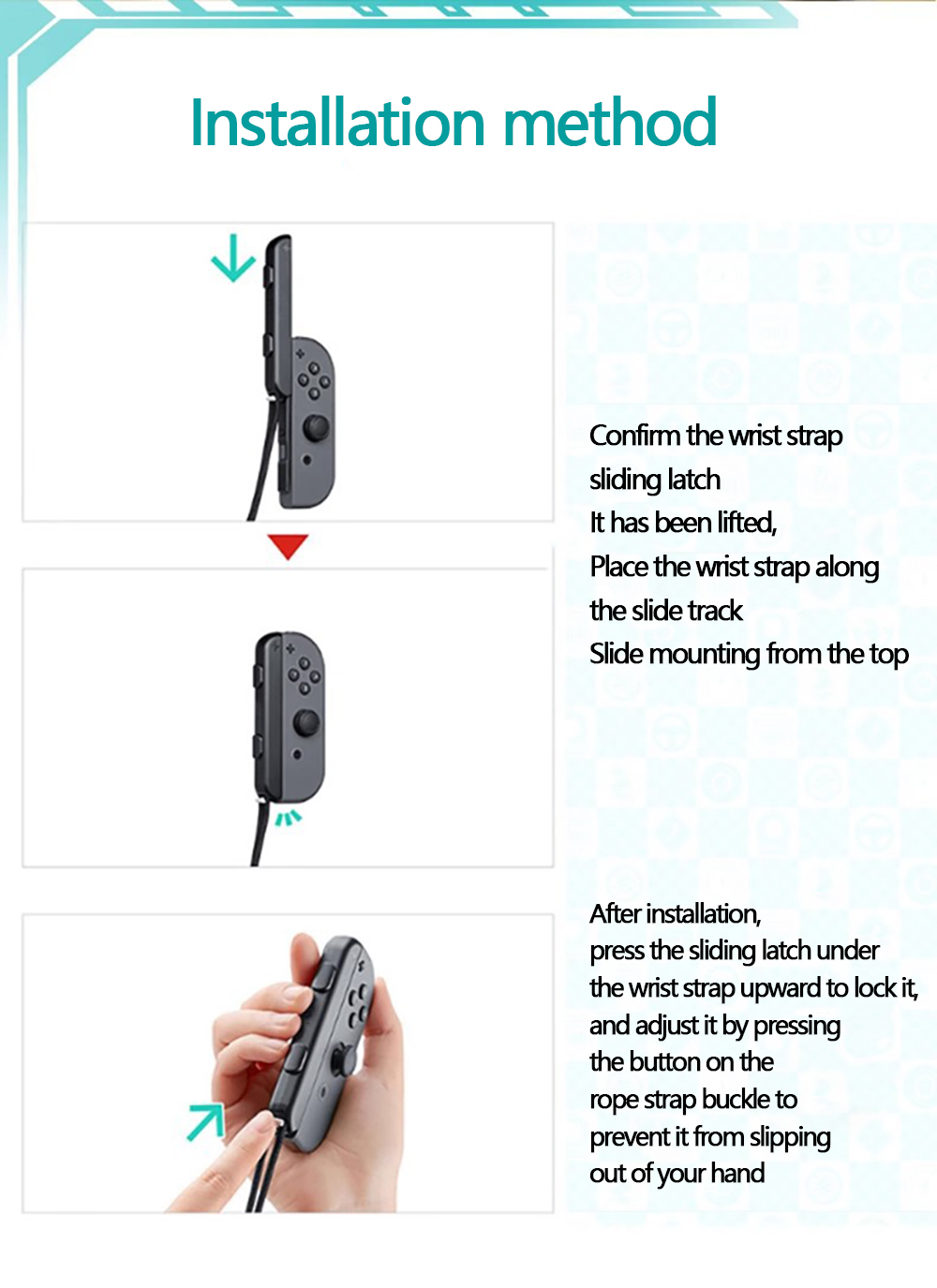 1 Pair Wrist Straps For Ninten - Gaming Accessories Nintendo บทวิจารณ์และราคา