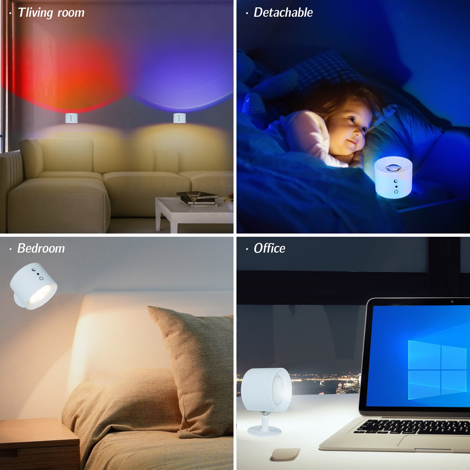 12 Color Wall Lamp Wireles Tou - Gaming Accessories Wall บทวิจารณ์และราคา