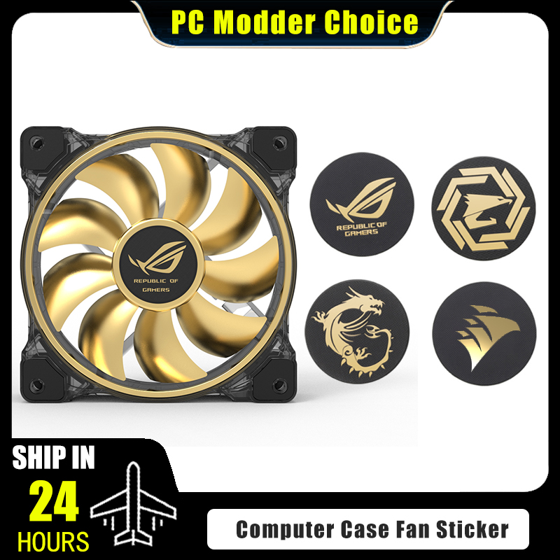 Computer Case Fan Logo Sticker - Gaming Accessories For Room บทวิจารณ์และราคา