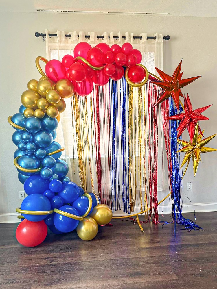126pcs Kozee Red Blue Gold Bal - Gaming Accessories For Room บทวิจารณ์และราคา