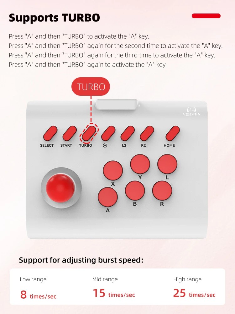 Arcade Joystick Wireless Gamin - Gaming Accessories For Android บทวิจารณ์และราคา