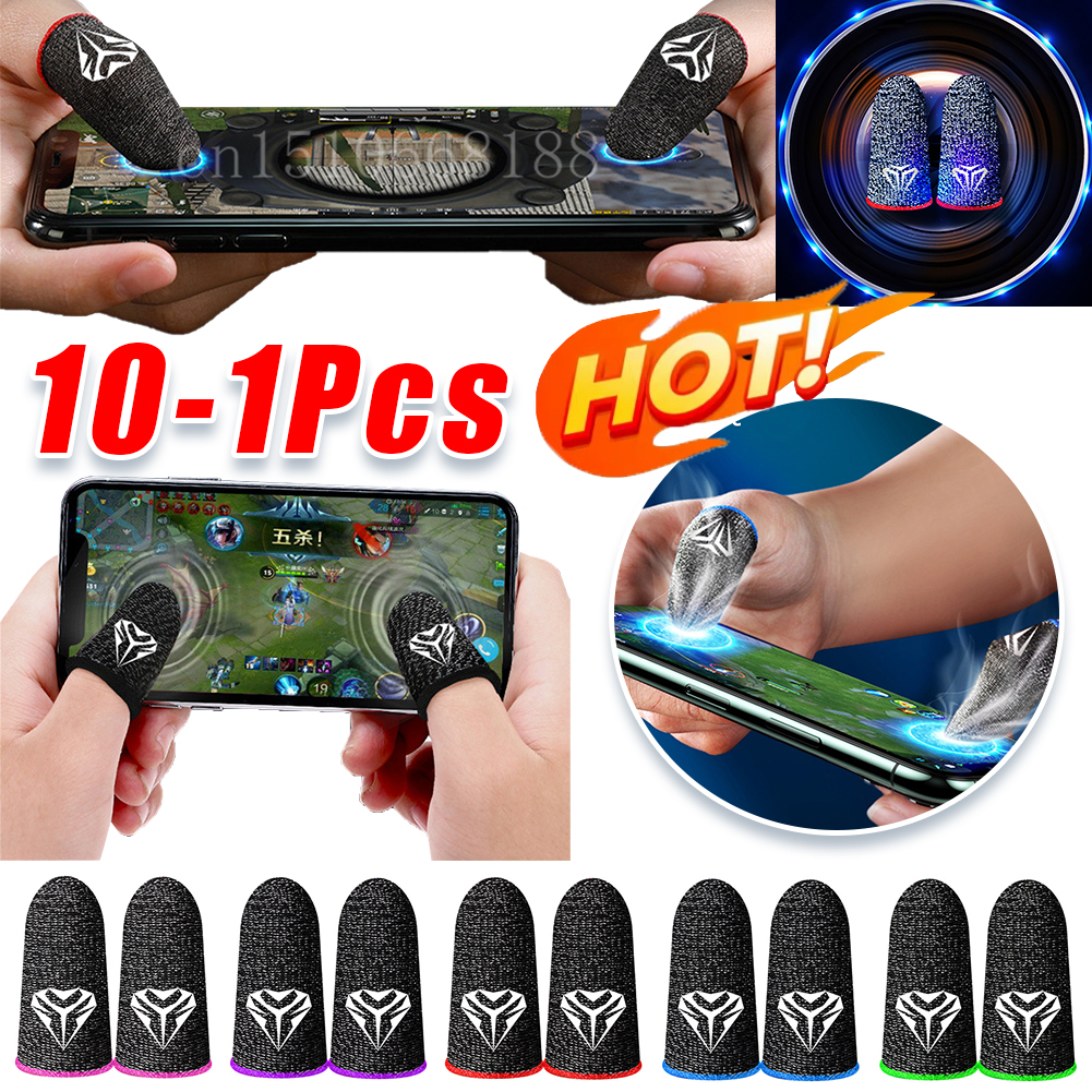 10-2PCS Finger Cots Gaming Fin - Gaming Accessories For Mobile บทวิจารณ์และราคา