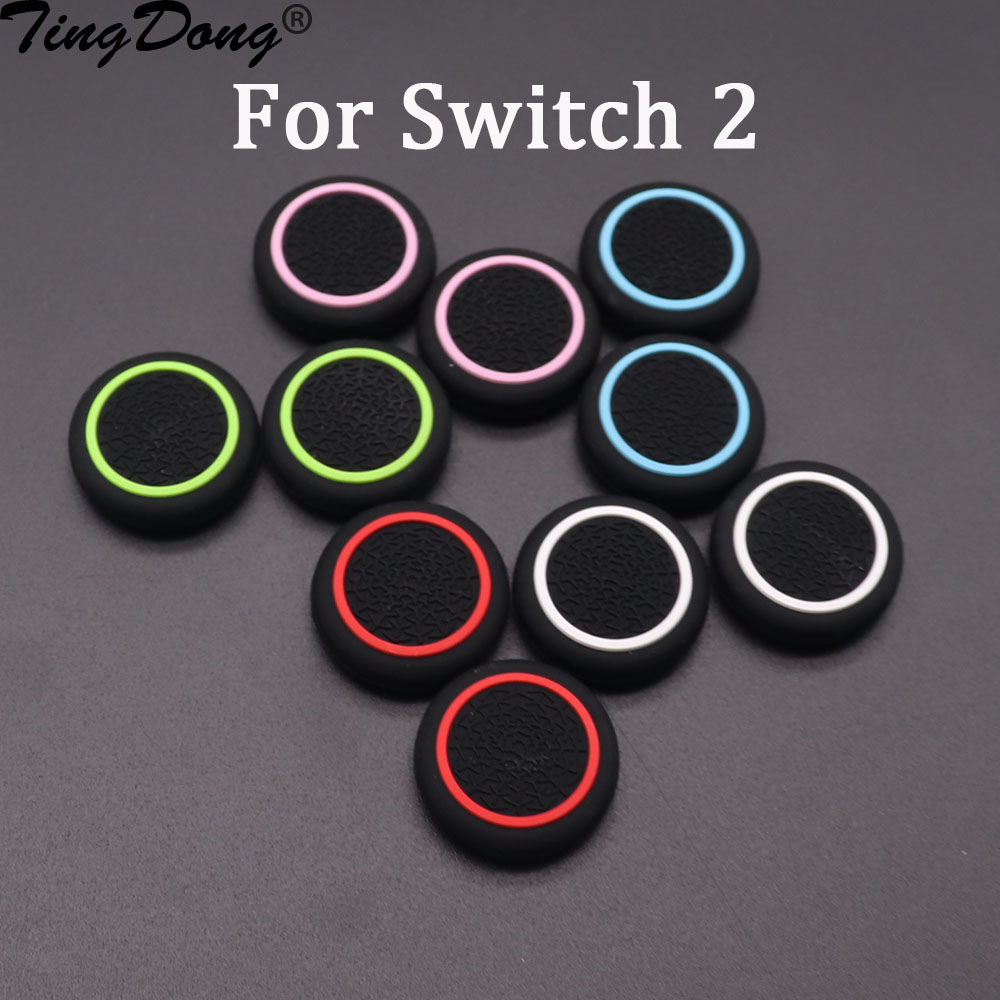 2/10PCS ThumbSticks Grips for  - Japanese Gaming Accessories บทวิจารณ์และราคา