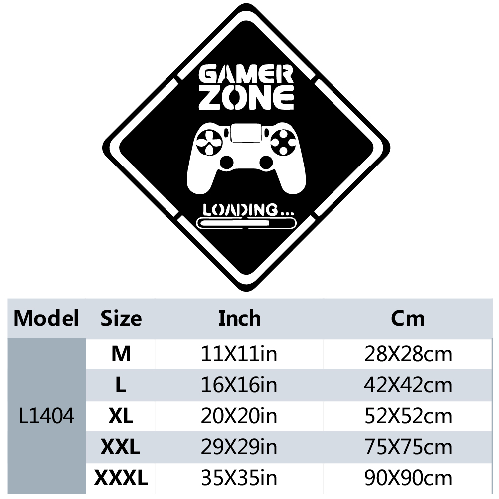 1pc Gamer Zone Door Decal Wall - Gaming Accessories For Room บทวิจารณ์และราคา