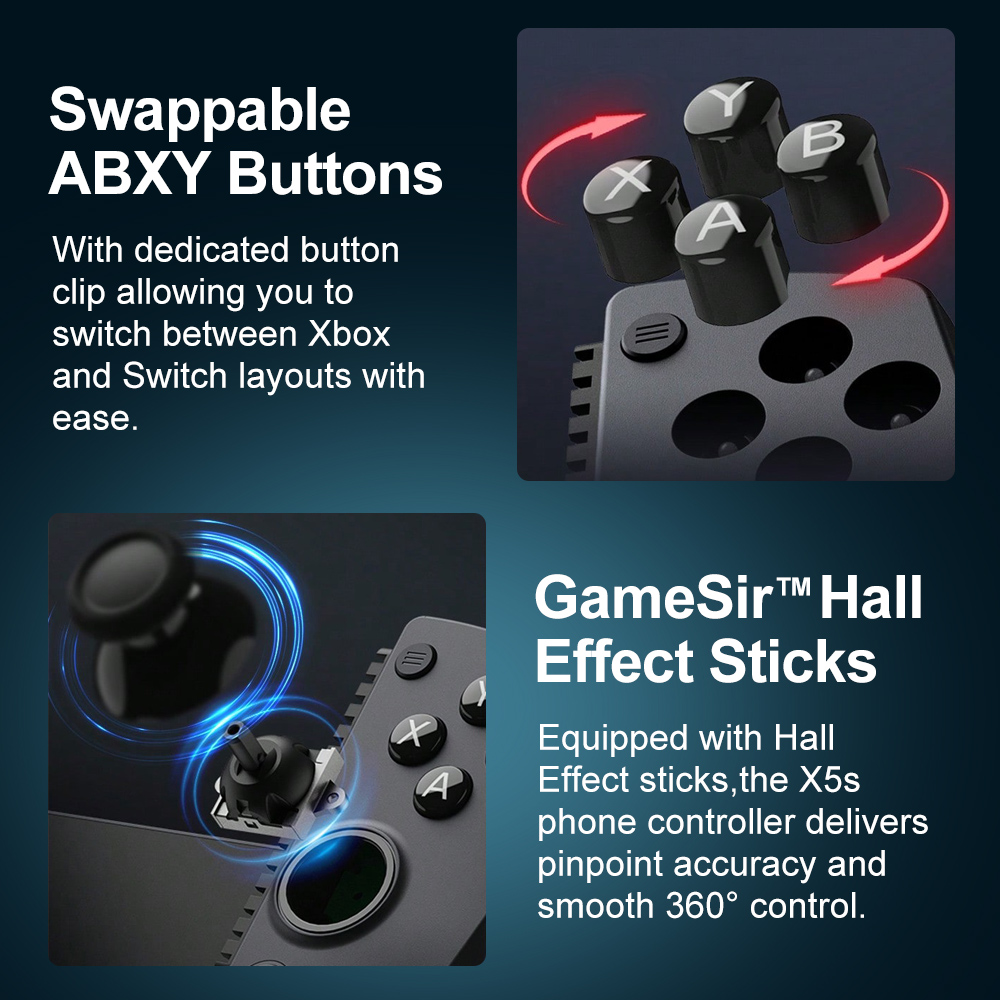 GameSir X5s Phone Gamepad for  - Gaming Accessories For Android บทวิจารณ์และราคา