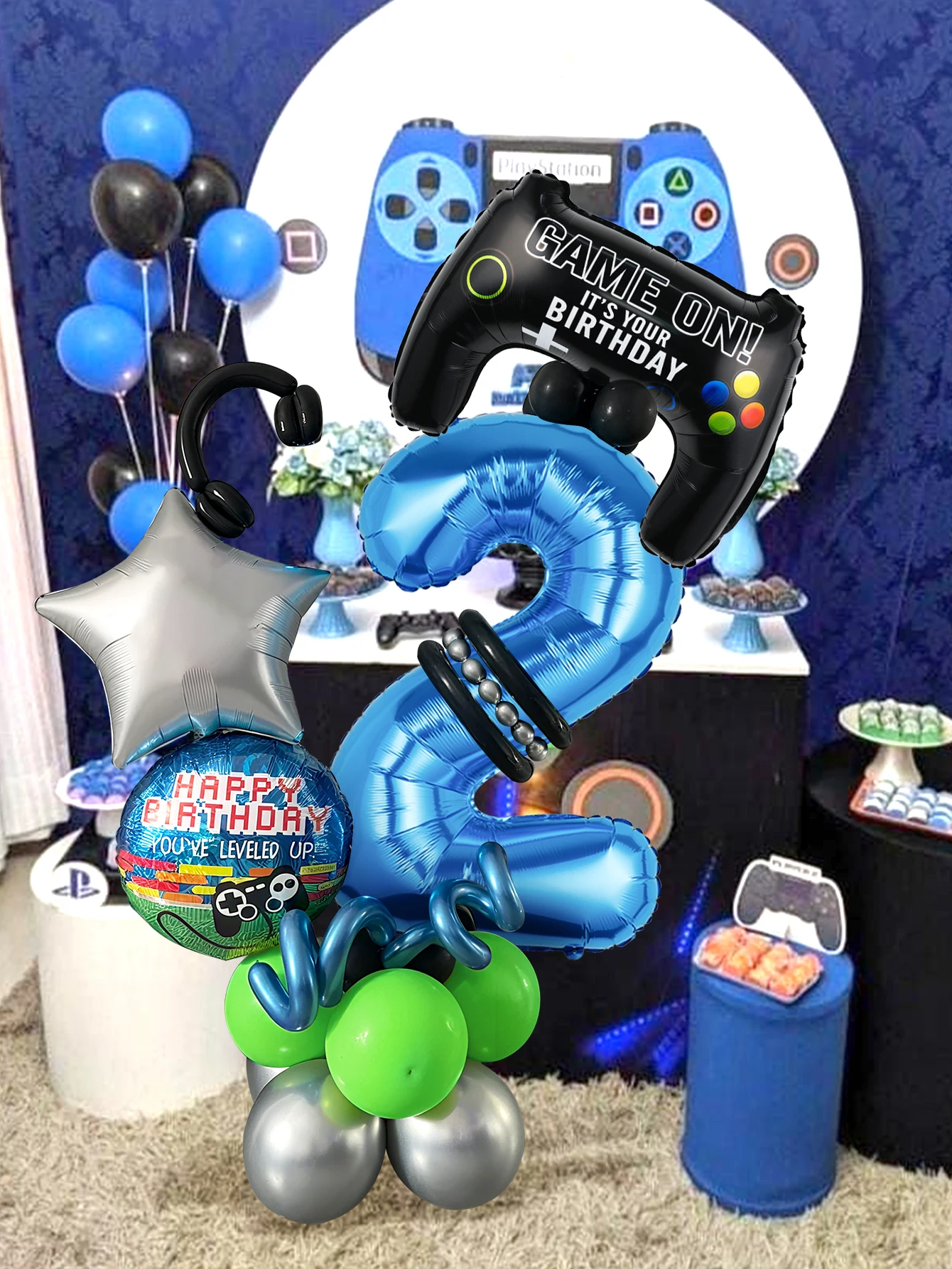 32PCS Game Theme Birthday Numb - Gaming Accessories For Room บทวิจารณ์และราคา