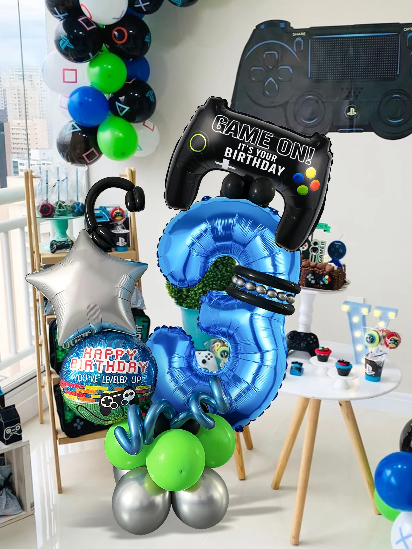32PCS Game Theme Birthday Numb - Gaming Accessories For Room บทวิจารณ์และราคา