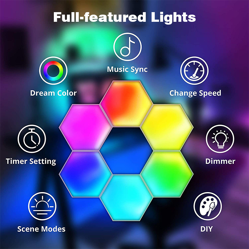 Tuya Smart RGB Quantum Light D - Gaming Accessories Wall บทวิจารณ์และราคา