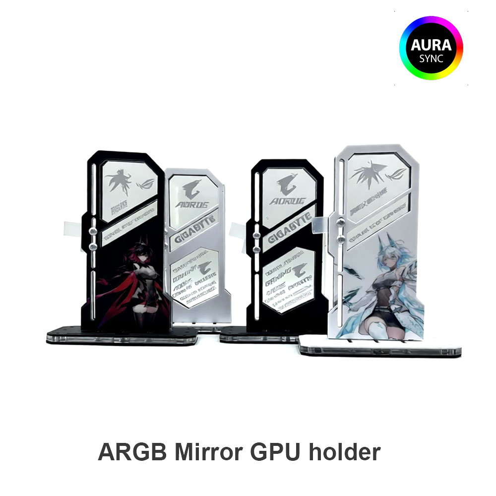 DIY Mirror VGA Holder ARGB Gam - Gaming Accessories Holder บทวิจารณ์และราคา